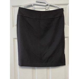 Anne Klein Womens Gray Pencil Skirt Zipper detail Lined 6